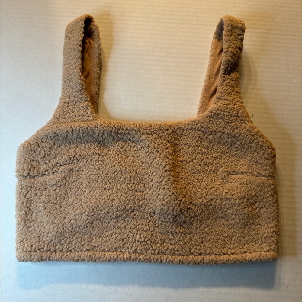 Fluffy crop top